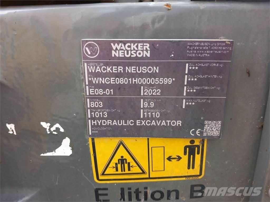 Wacker Neuson 803 Kāpurķēžu ekskavatori