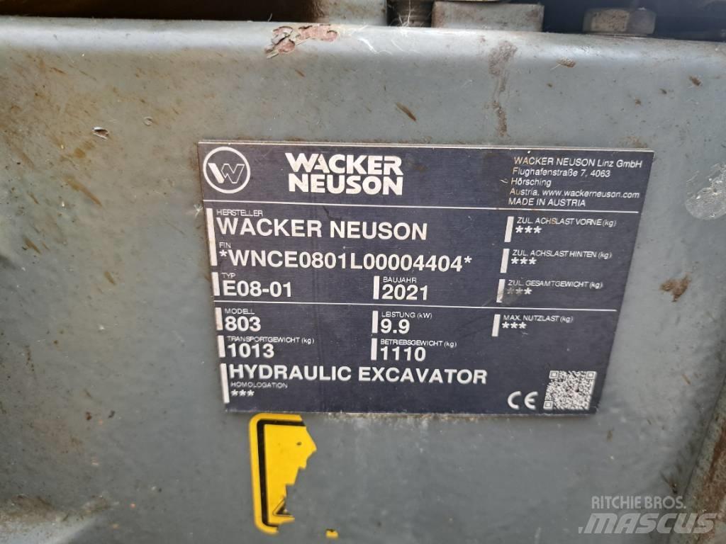 Wacker Neuson 803 Kāpurķēžu ekskavatori