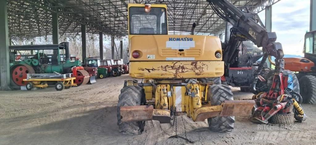 Komatsu PW 110 Ekskavatori uz riteņiem