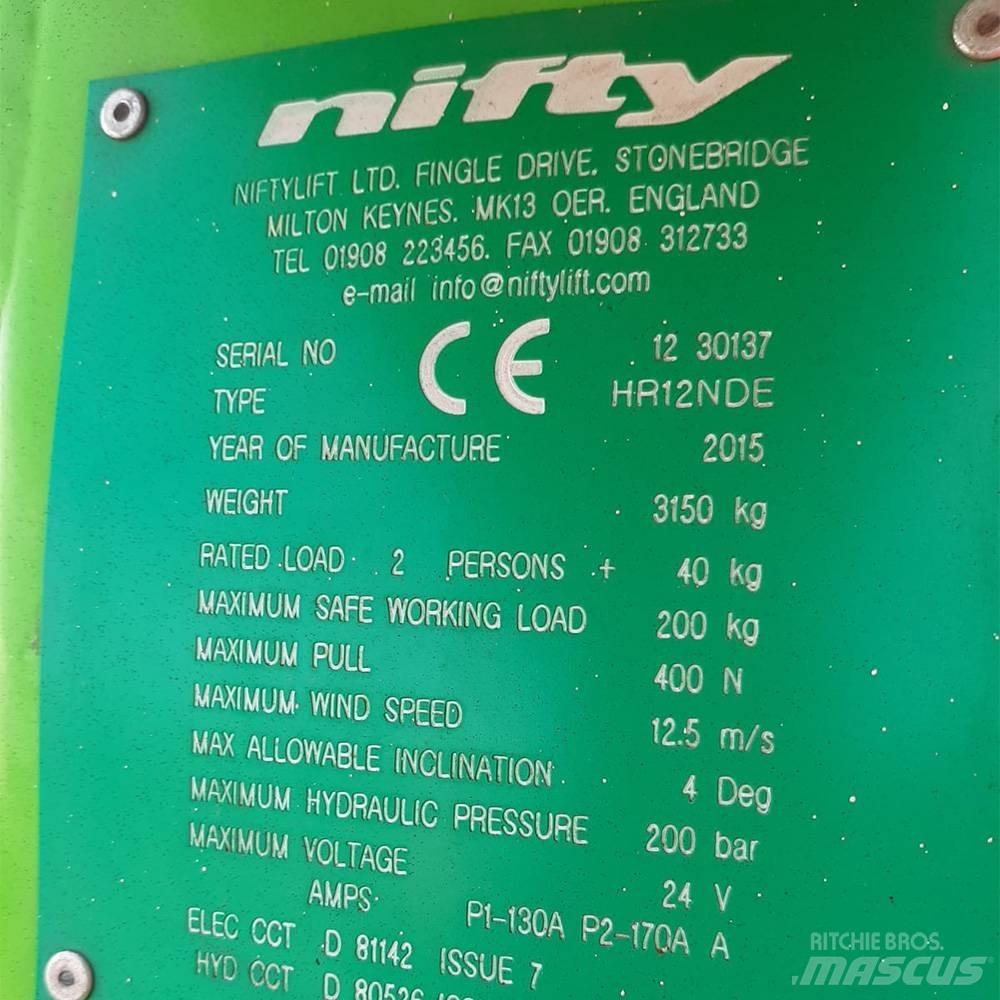 Niftylift HR 12 Strēles pacēlāji