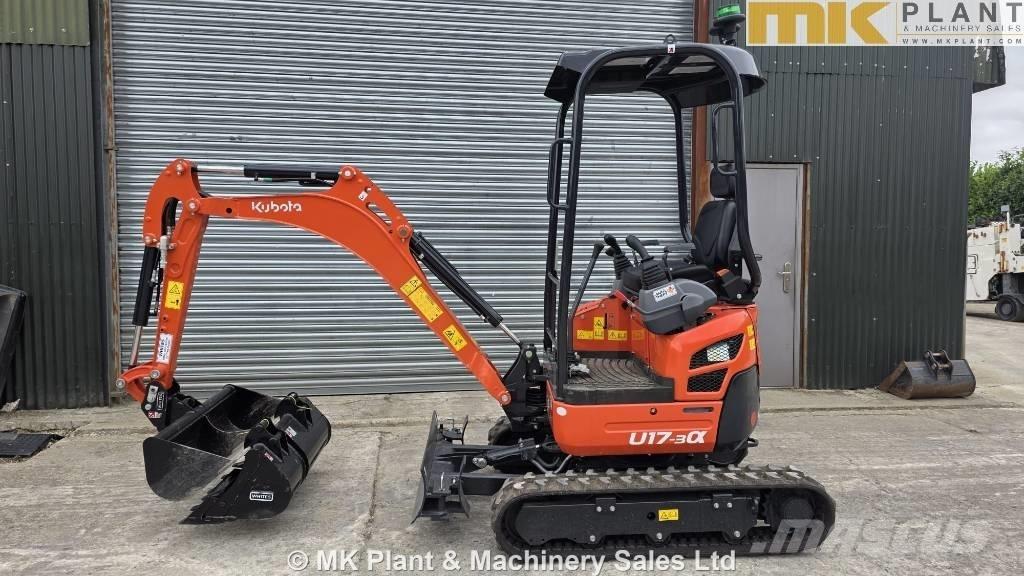 Kubota U 17-3a Mini ekskavatori < 7 t