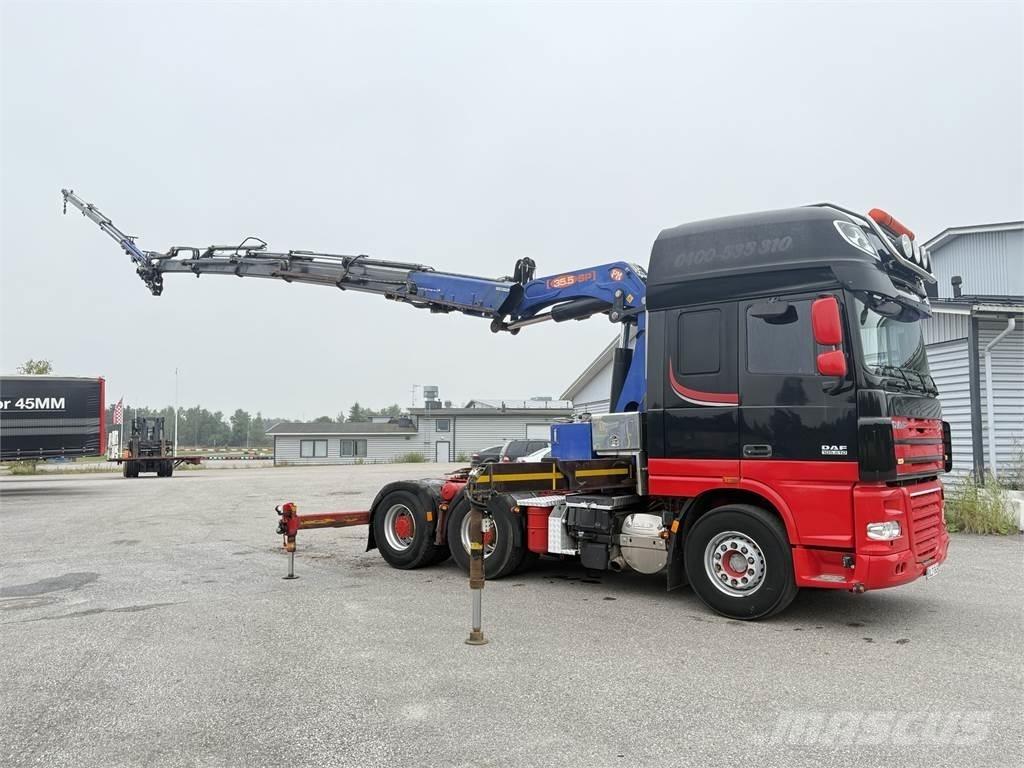 DAF XF105.510 6X4 Smagās mašīnas ar celtni