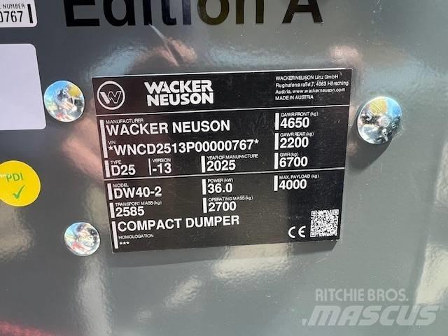 Wacker Neuson DW 40 Artikulētie pašizgāzēji
