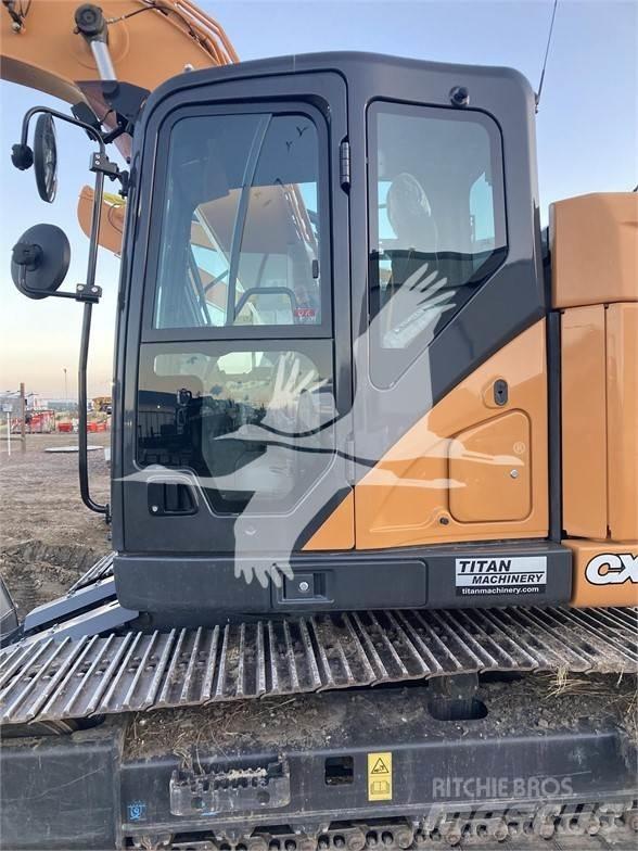 CASE CX145DSR Kāpurķēžu ekskavatori