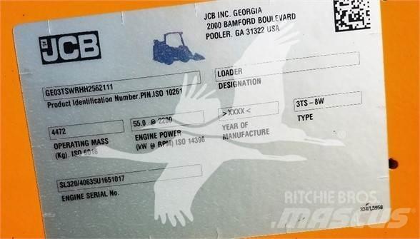 JCB 3TS-8W Lietoti riteņu kompaktiekrāvēji