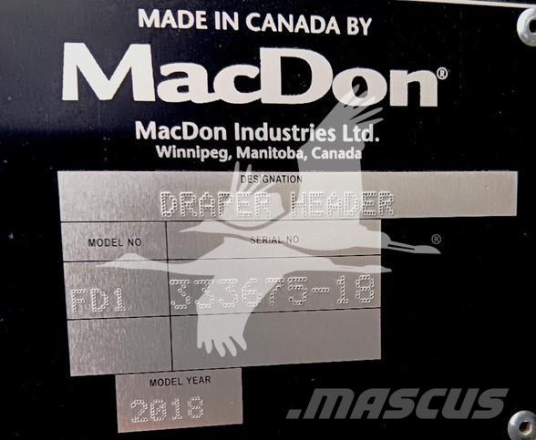 MAC DON FD145 Ražas novākšanas galvas