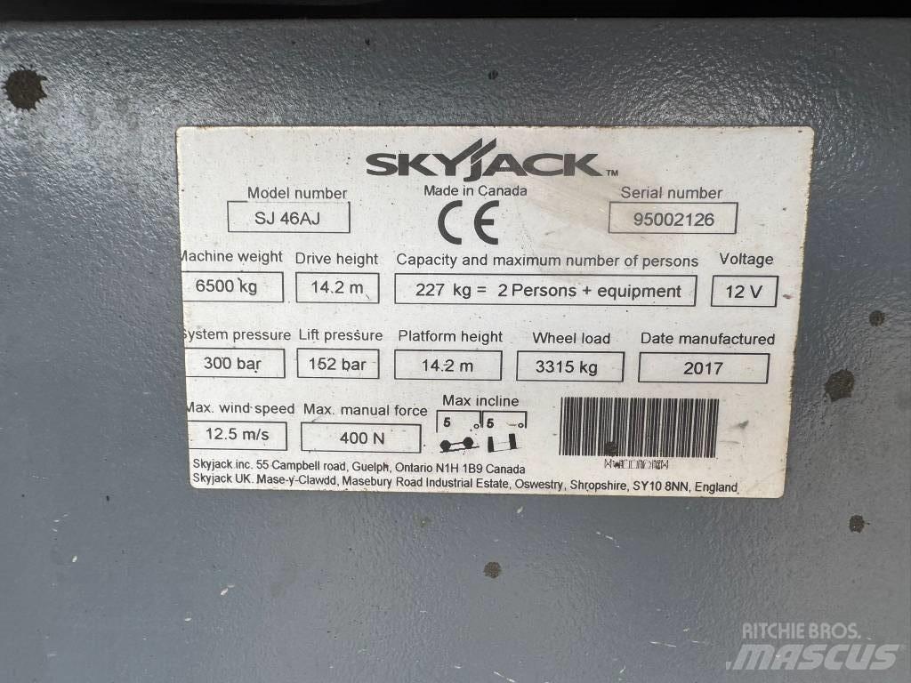 SkyJack SJ 46 AJ Strēles pacēlāji