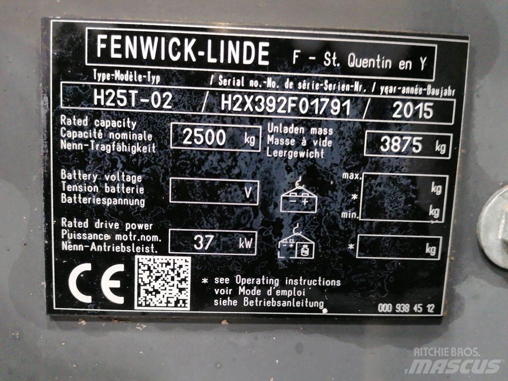 Linde H25T-02 LPG tehnika