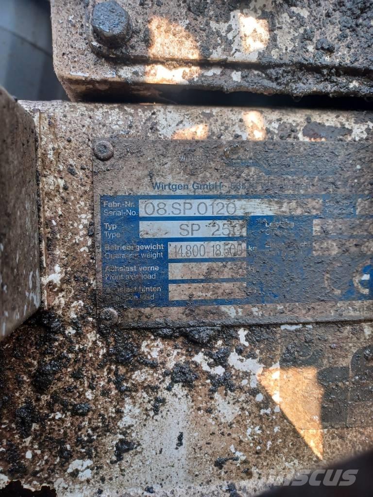 Wirtgen SP250 Veidņi