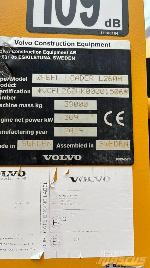 Volvo L260H Iekrāvēji uz riteņiem
