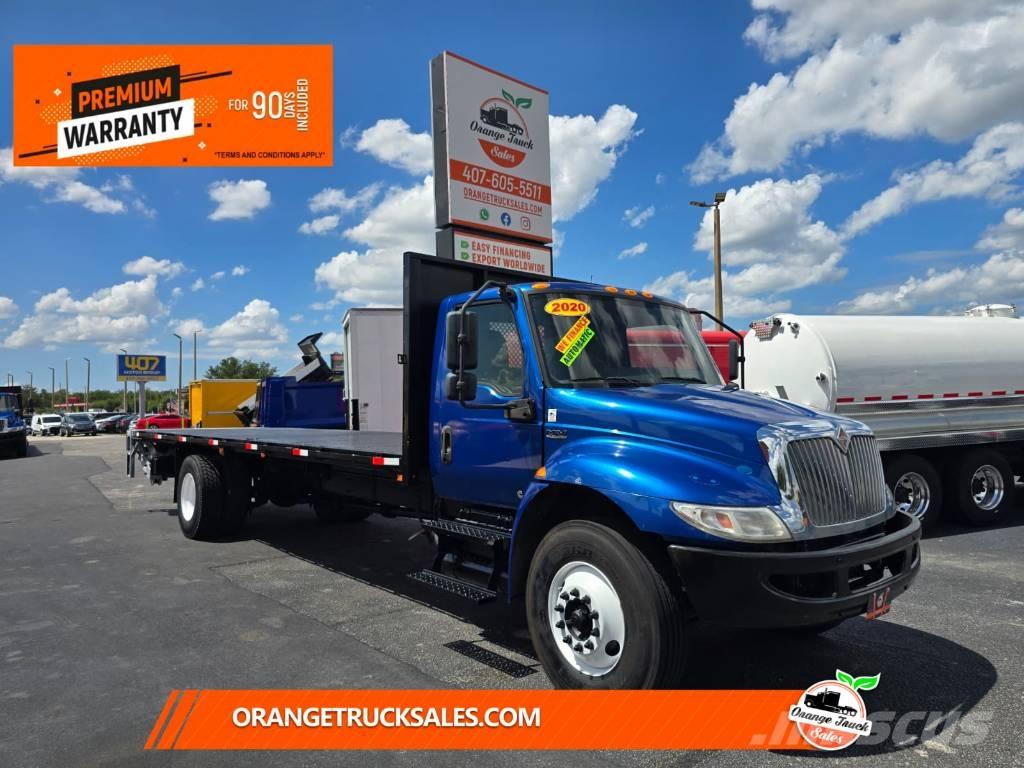 International MV607 Platformas/izkraušana no sāniem