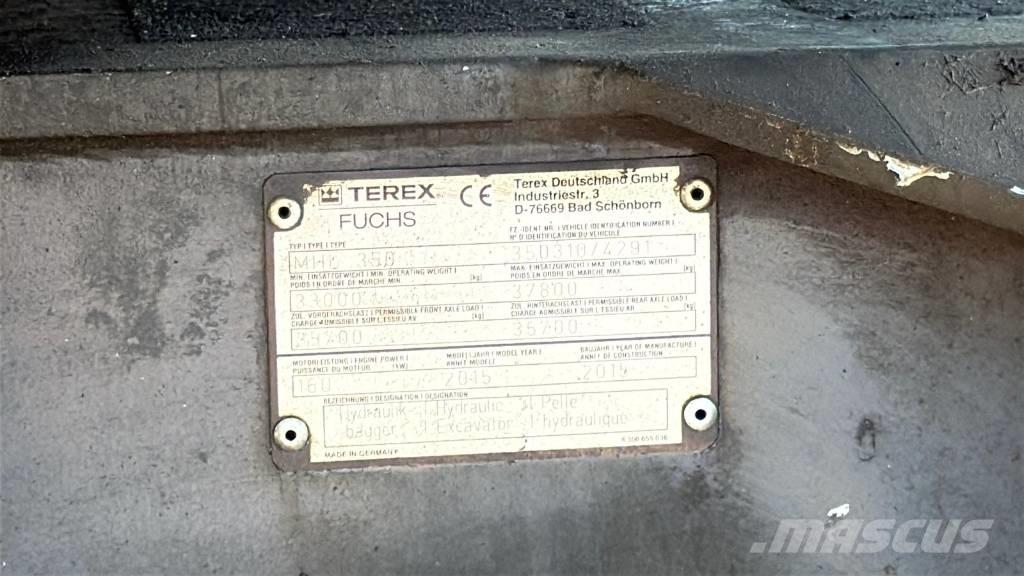Terex Fuchs MHL 350E Iekraušanas tehnika- Citi