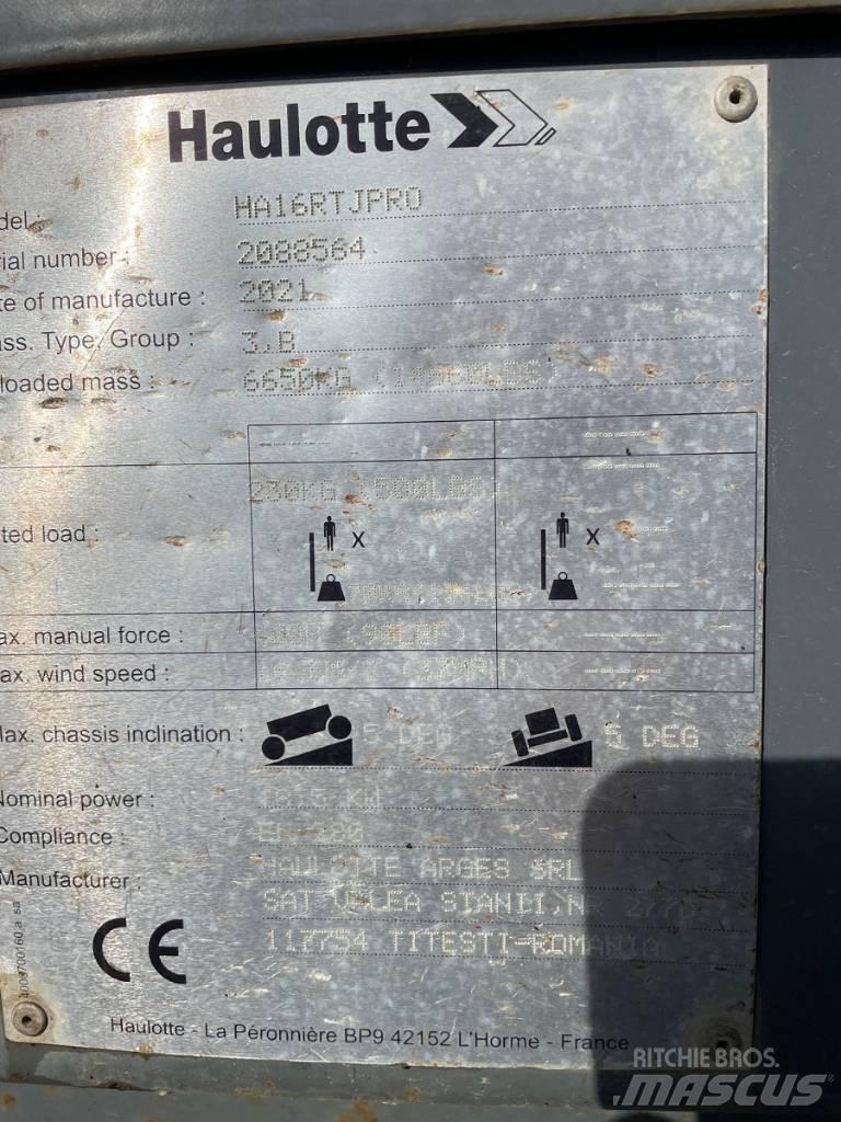 Haulotte HA16RTJ PRO Kompakts pacēlājs ar rotējošu strēli
