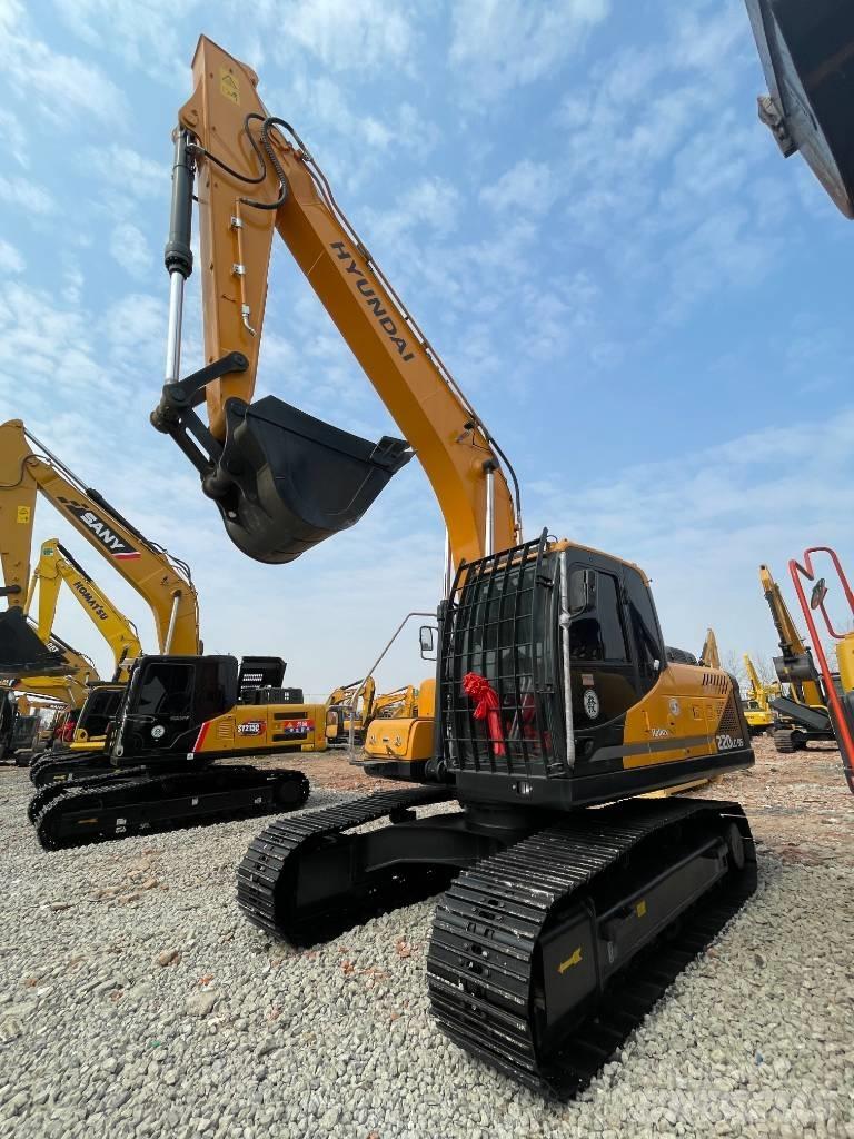 Hyundai 220 Kāpurķēžu ekskavatori