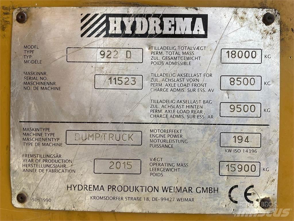 Hydrema 922D Mini pašizgāzēji