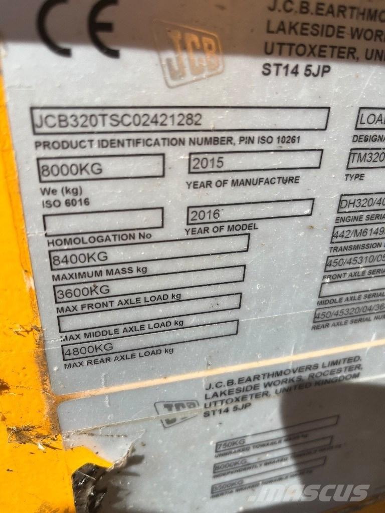 JCB TM 320 S Lauksaimniecības pacēlāji