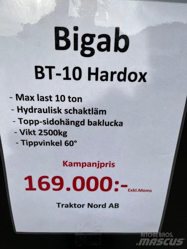 Bigab BT 10 HARDOX Pašizgāzēju piekabes