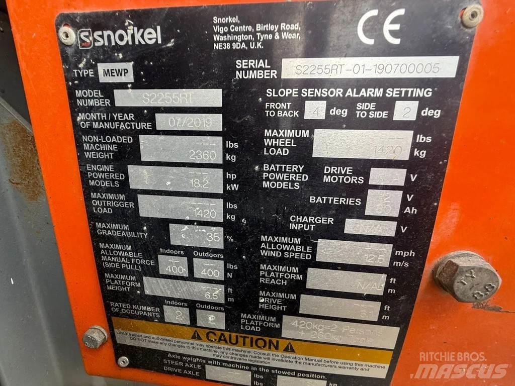 Snorkel S2255RT Šķerveida pacēlāji