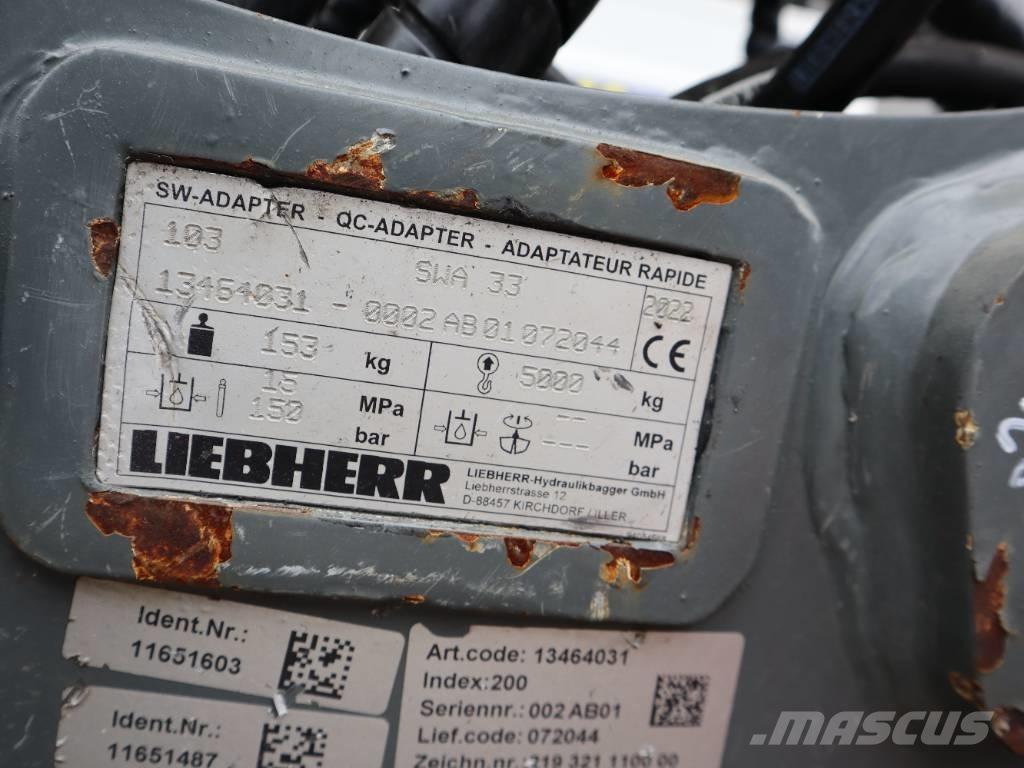 Liebherr SWA 33 Ātrie savienotāji