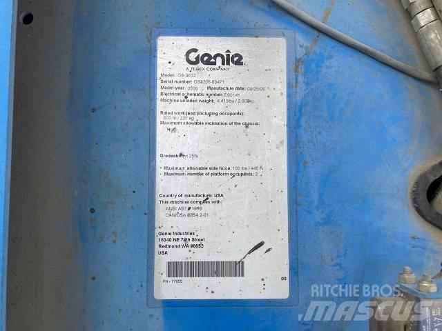 Genie GS 2632 Šķerveida pacēlāji