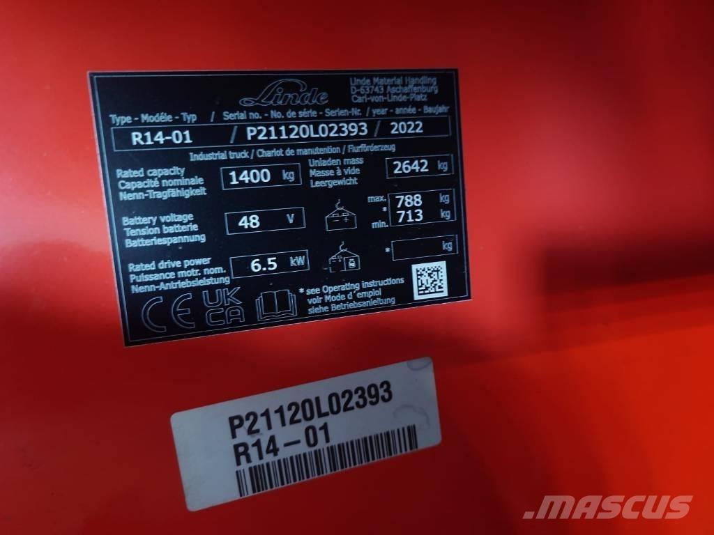 Linde R14/1120 Lielaugstuma pārvadātājs