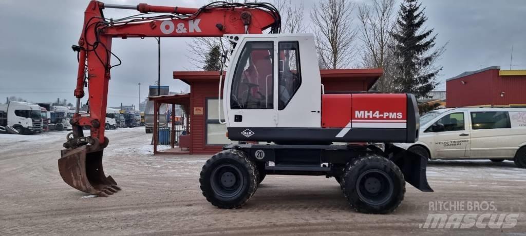 O&K MH 4 PMS Ekskavatori uz riteņiem