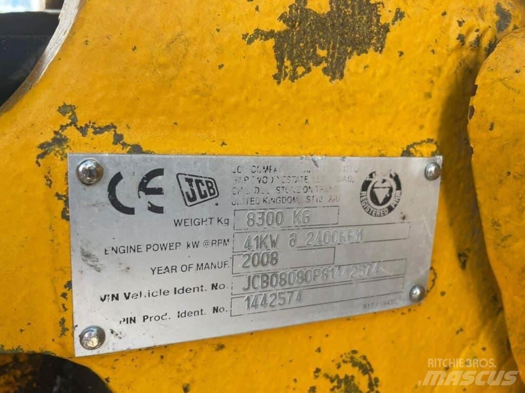JCB 8080 Kāpurķēžu ekskavatori