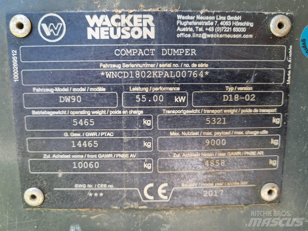 Wacker Neuson DW 90 Mini pašizgāzēji