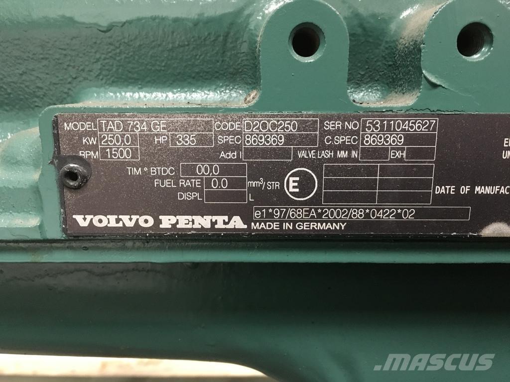 Volvo TAD734GE NEW Dzinēji