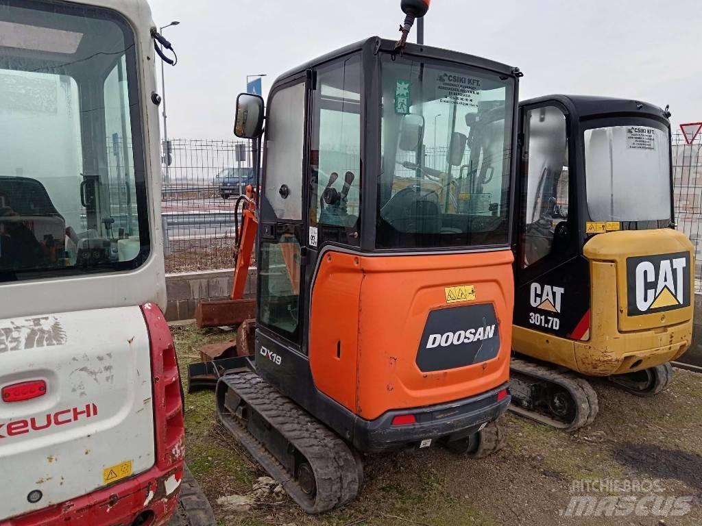 Doosan DX 19 Mini ekskavatori < 7 t