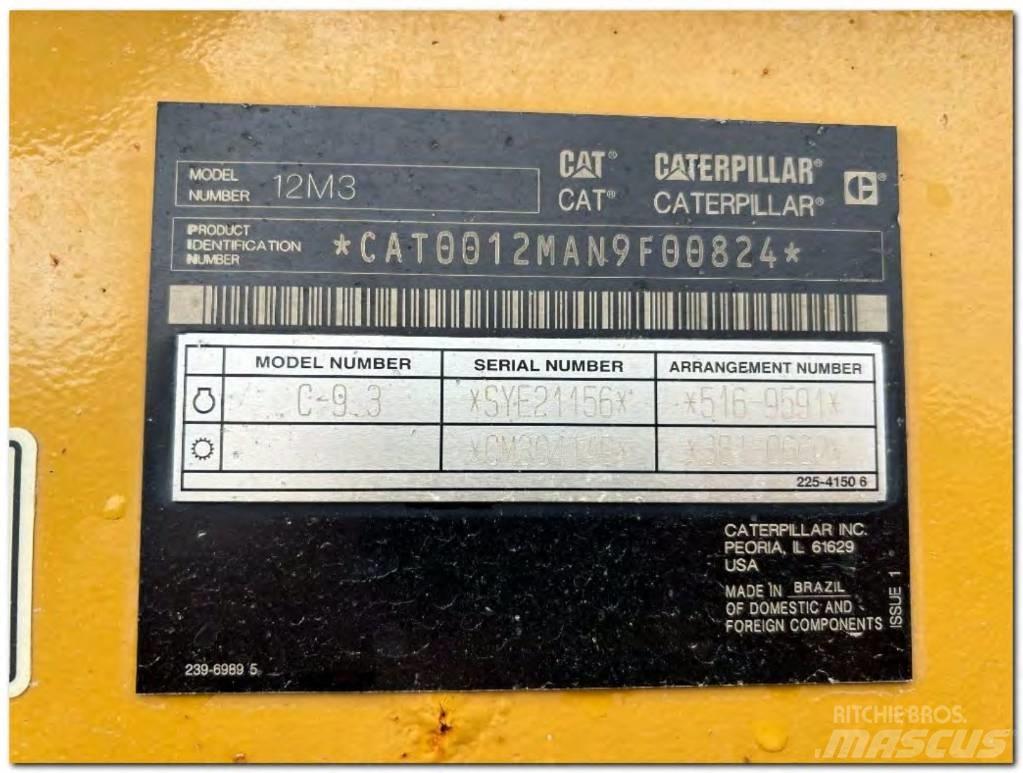 CAT 12 M 3 Greideri