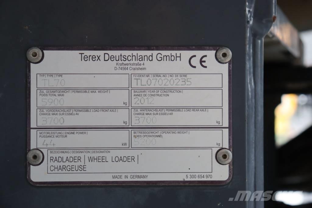 Terex TL 70 Iekrāvēji uz riteņiem