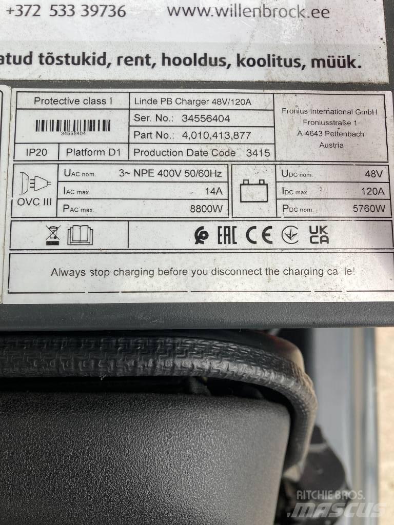 Linde EG20PH/1275-02 Elektriskie iekrāvēji
