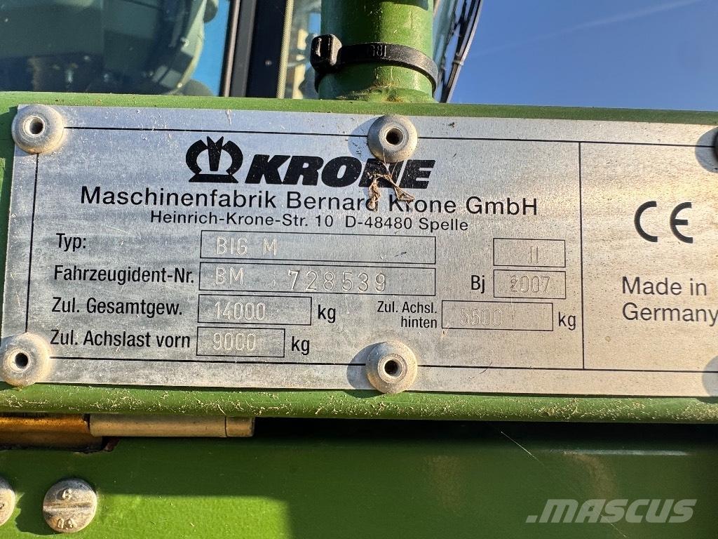 Krone Big M II Pļaujmašīnas