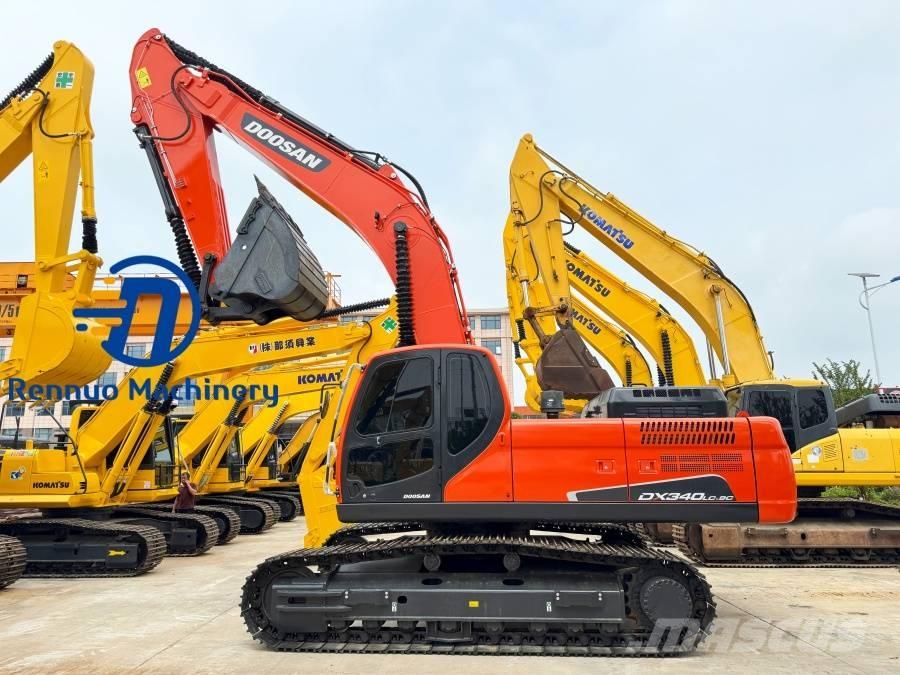 Doosan DX 340 Kāpurķēžu ekskavatori