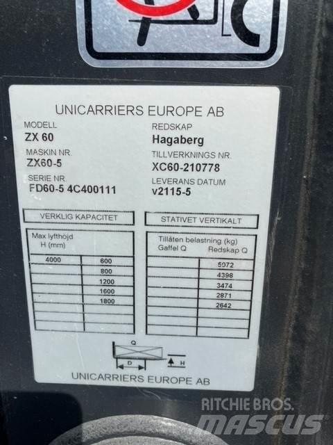 UniCarriers DX60-5 Tehnika ar dīzeļa dzinēju