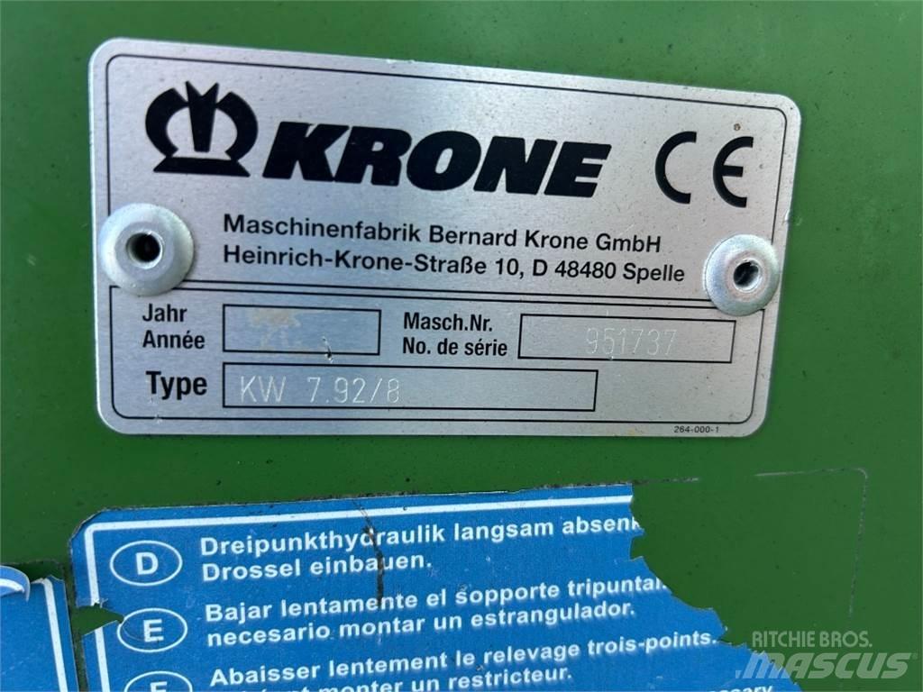 Krone KW 7.92 Grābekļi un siena ārdītāji