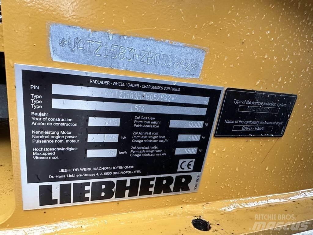 Liebherr L514 Iekrāvēji uz riteņiem