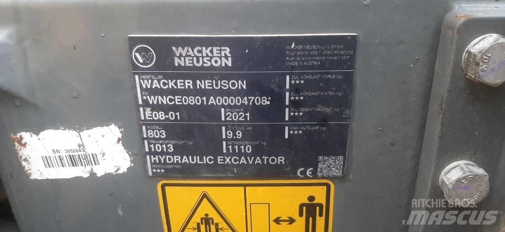 Wacker Neuson 803 Kāpurķēžu ekskavatori
