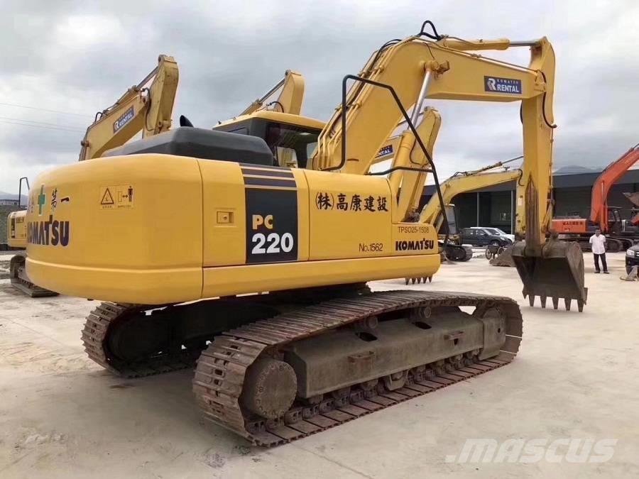 Komatsu pc220-7 Kāpurķēžu ekskavatori