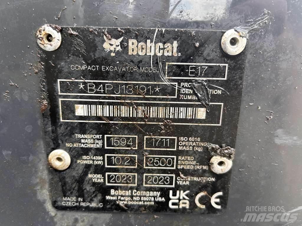 Bobcat E17 Mini ekskavatori < 7 t
