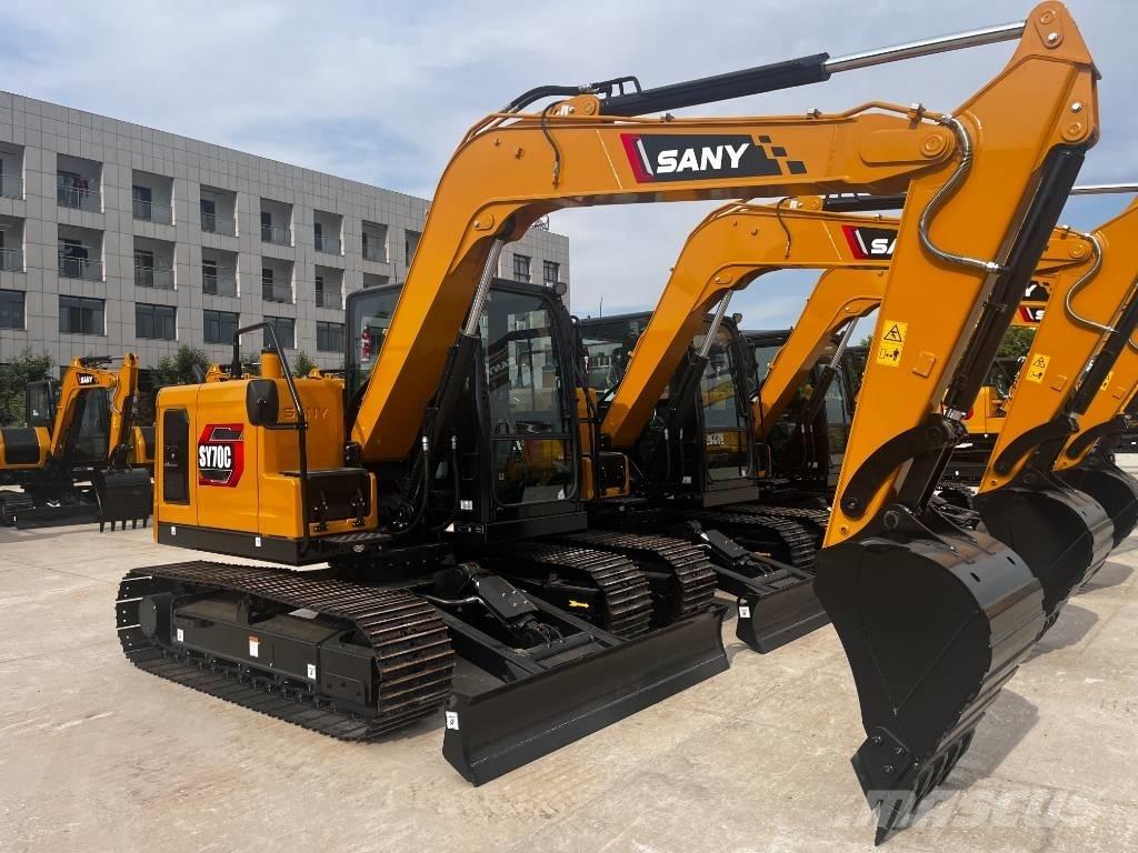 Sany SY 70 C Kāpurķēžu ekskavatori
