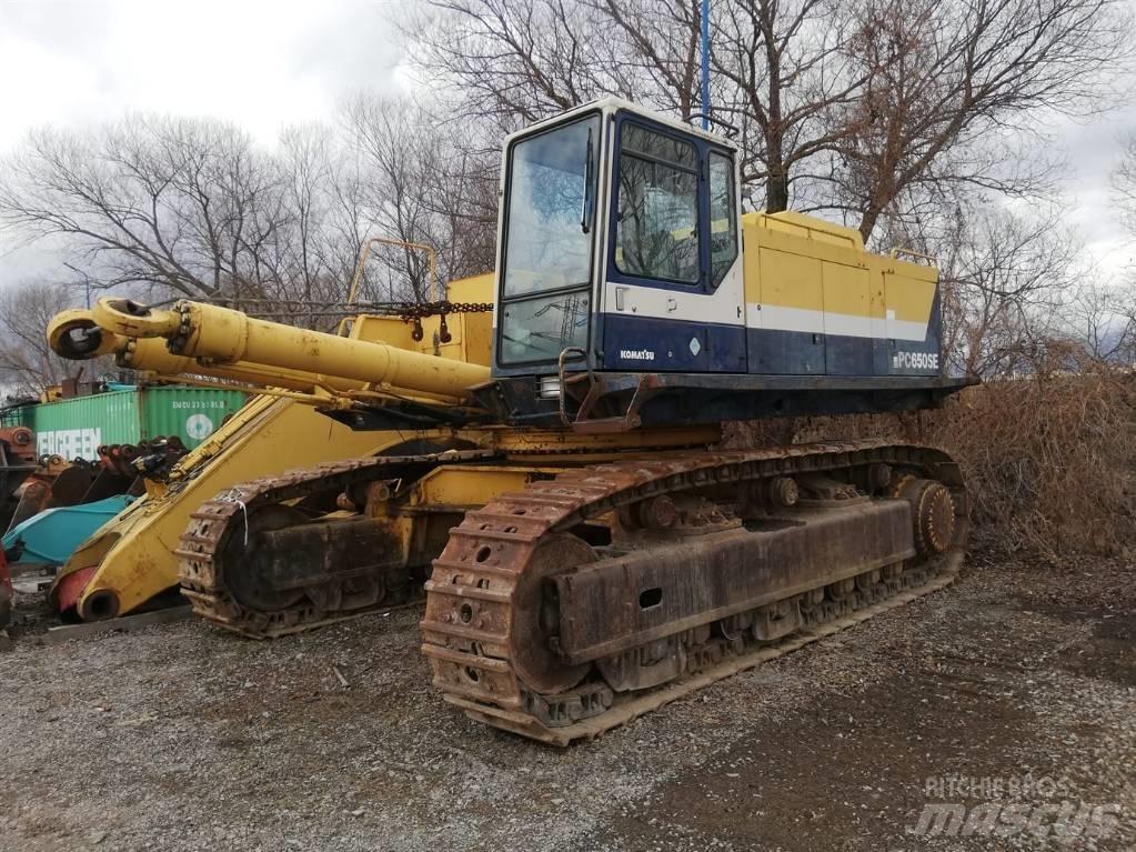 Komatsu PC 650 LC Kāpurķēžu ekskavatori