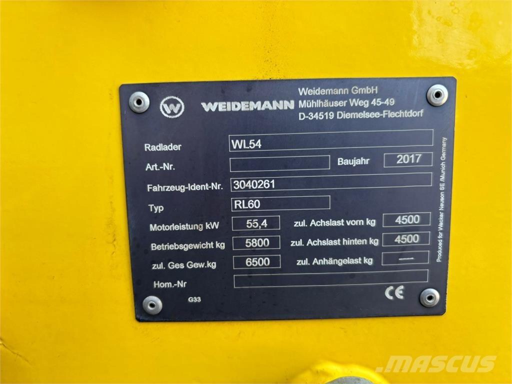 Wacker WL 54 Iekrāvēji uz riteņiem