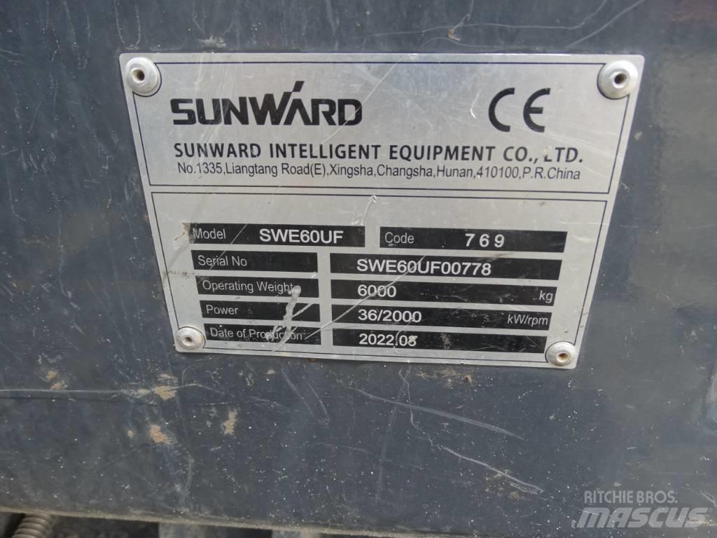 Sunward SWE 60 UF Vidēja lieluma ekskavatori 7 t - 12 t