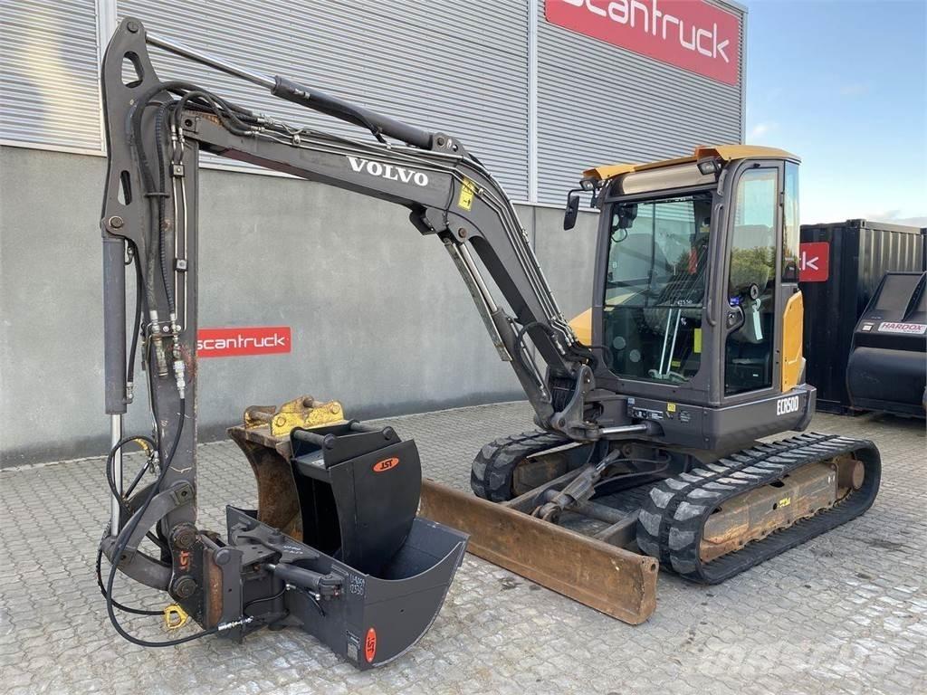Volvo ECR50 Ekskavatori uz riteņiem