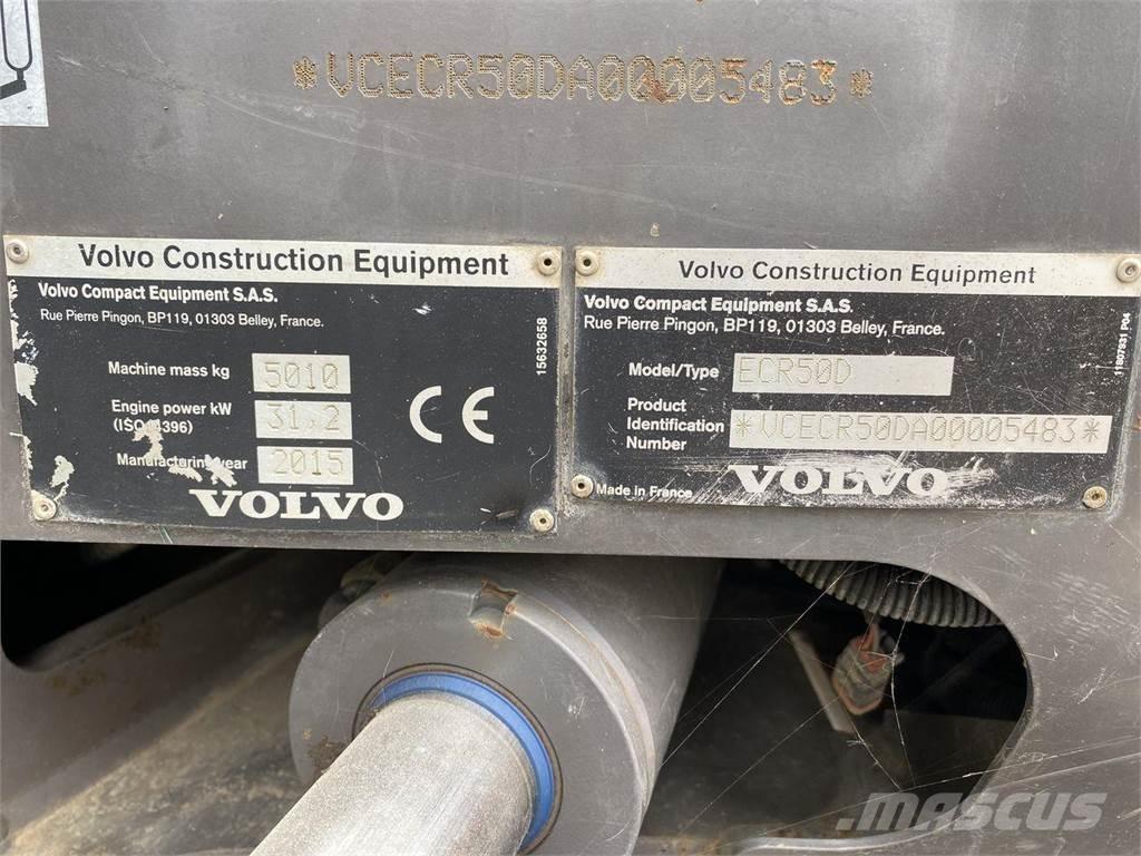 Volvo ECR50 Ekskavatori uz riteņiem