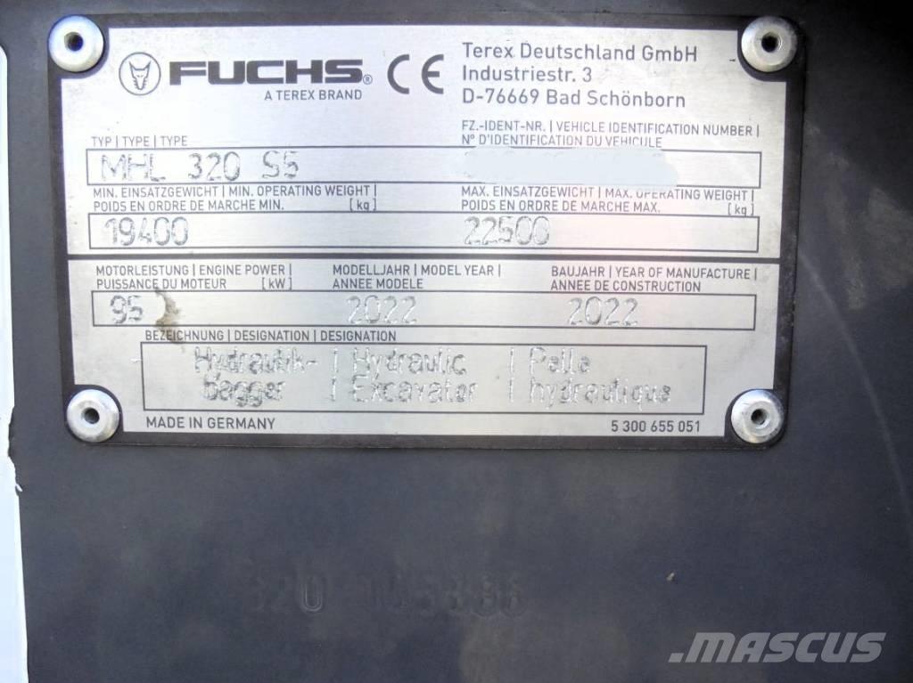 Fuchs MHL 320 Industriālie iekrāvēji