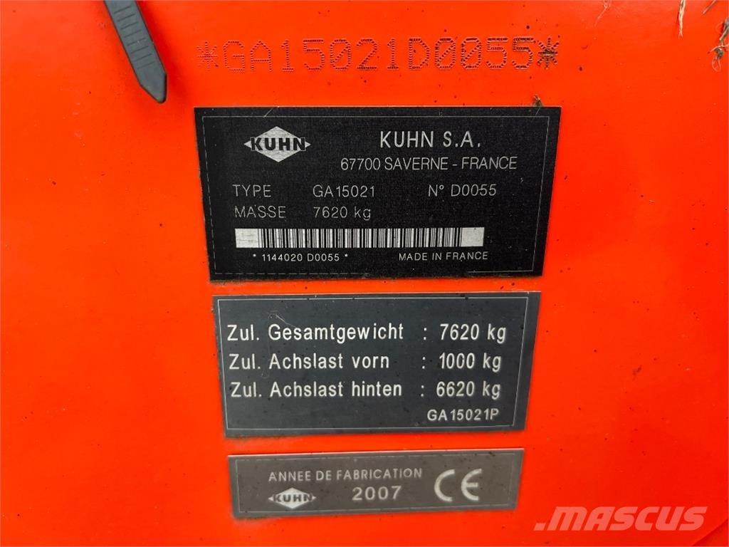 Kuhn GA 15021 Vālotāji