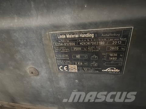 Linde E25H-01/600 Elektriskie iekrāvēji